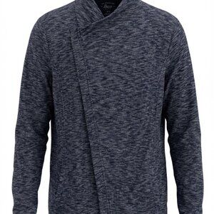 GH Bass Womens Size XL Poly Cotton Blend Knit Top Shirt/Sweater Navy Blue